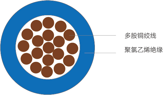 UL1007型<span>美标电气装配用线</span>结构图