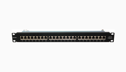 六类24位<span>屏蔽RJ45配线架</span>