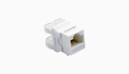 超六类<span>非屏蔽RJ45模块</span>